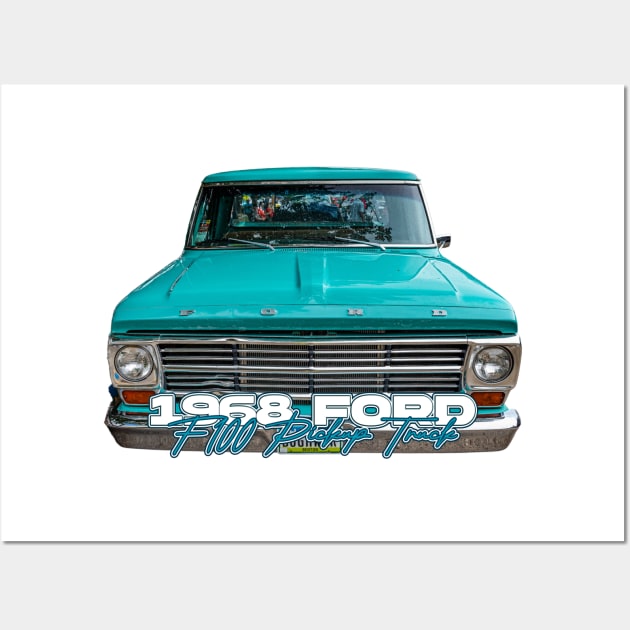 1968 Ford F100 Pickup Truck Wall Art by Gestalt Imagery